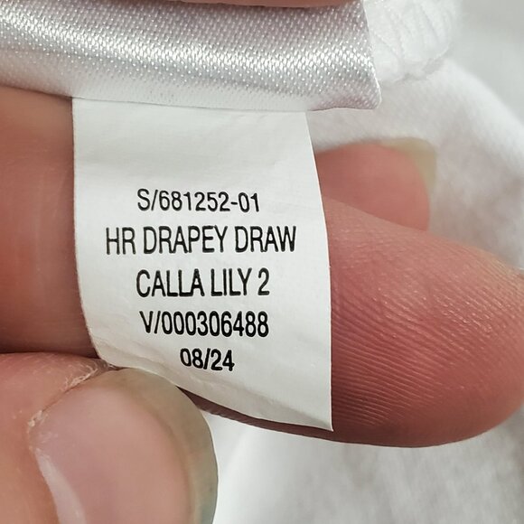 Old Navy Womens Drapey Drawcord Wide Leg Jeans Size 14 White Classic Clean Girl - Picture 7 of 12